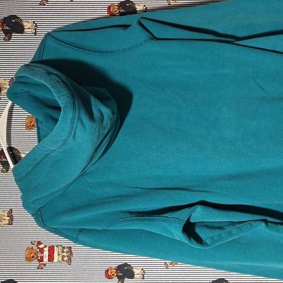 Y2K Aeropostale "AERO NYC 34th Street" Teal Hoodie - Picture 8 of 13